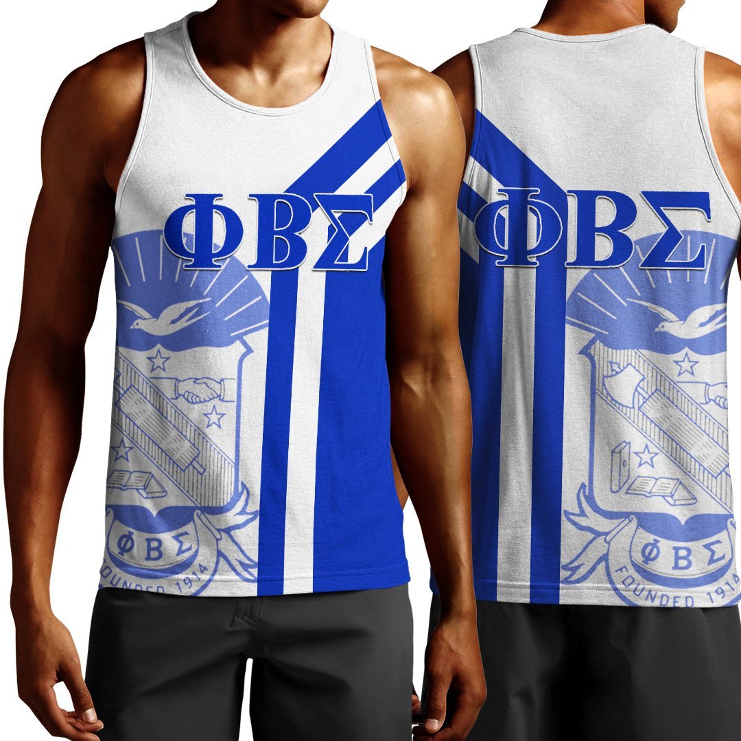 Wonderprint Tank Top Phi Beta Sigma Men Tank Top