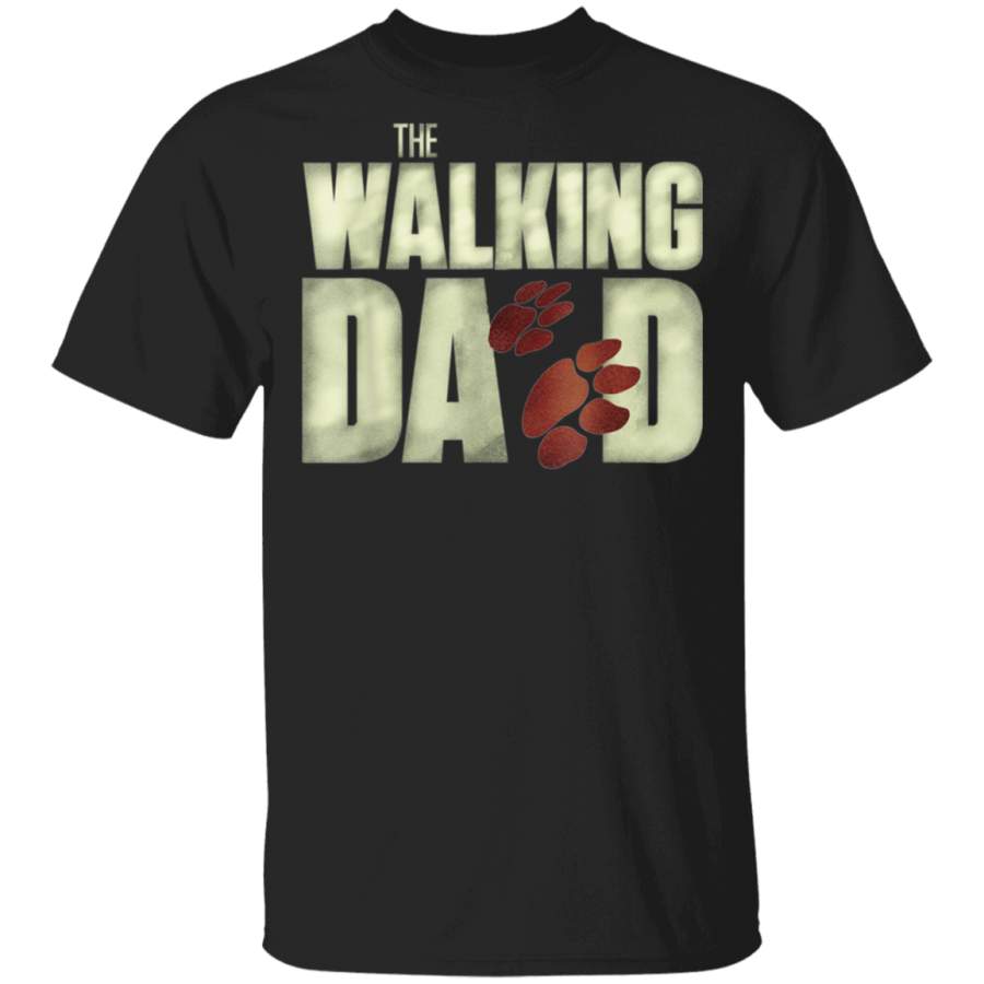 Mens Mens Funny Mens Fear The Walking Dad Dog Lovers TShirt