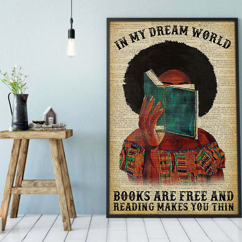 Black African Custom Canvas Nice Melanin Poster Prints African American Girl African Men Stunning  Canvas Wall Art