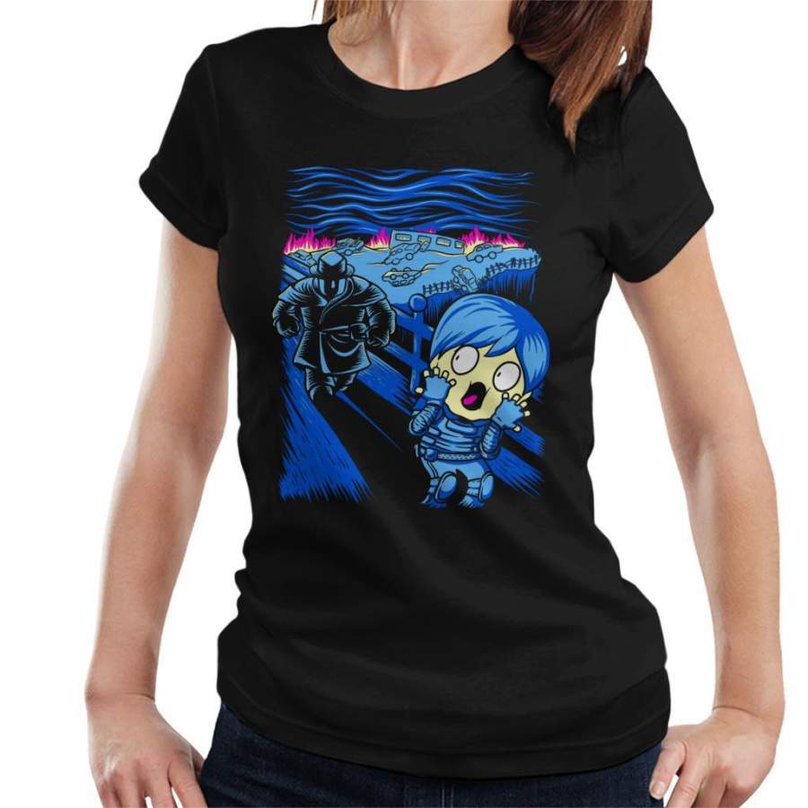 Raccoon Nightmare The Scream Resident Evil Women’s T-Shirt
