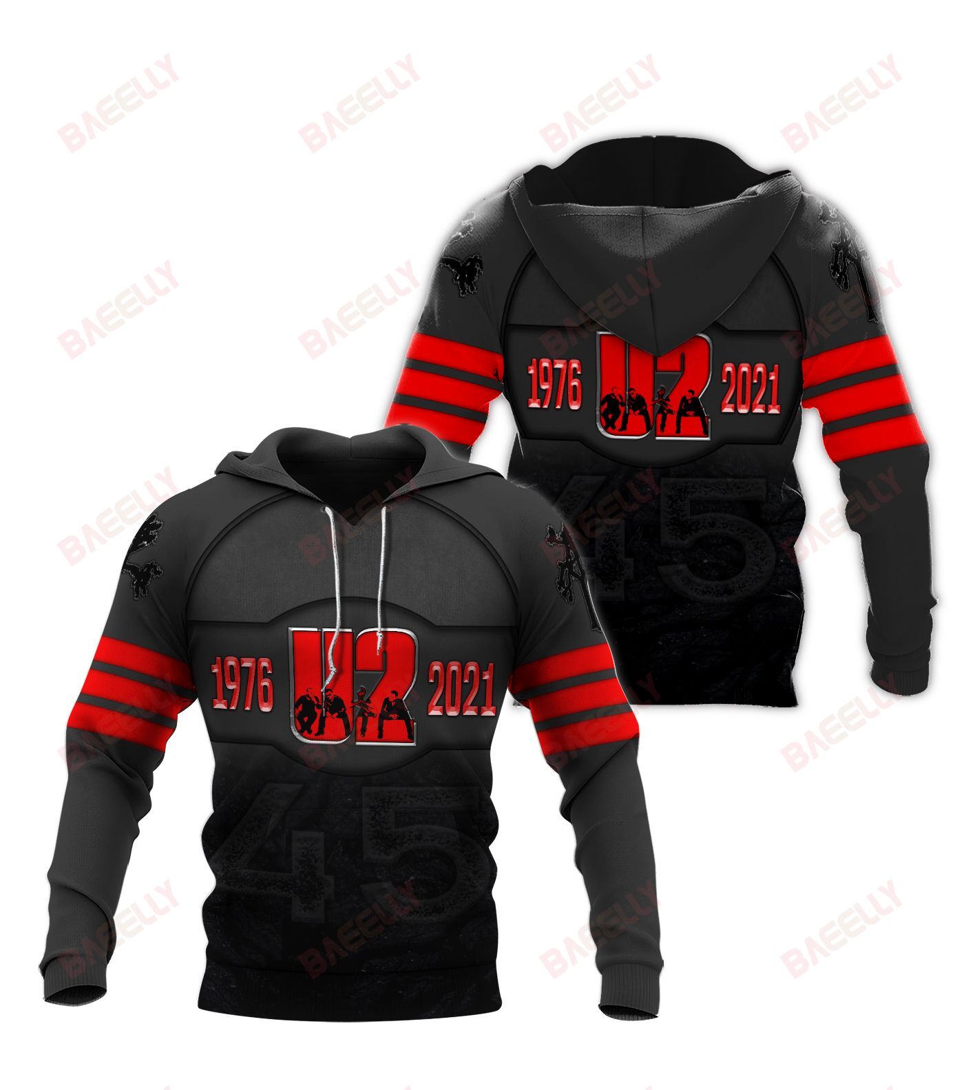 Baeelly™ U2 HOODIE 3D – V750