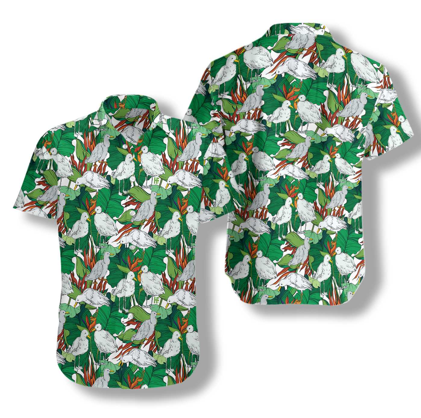 Sky Bird Seagull Hawaii Shirt Ha91725