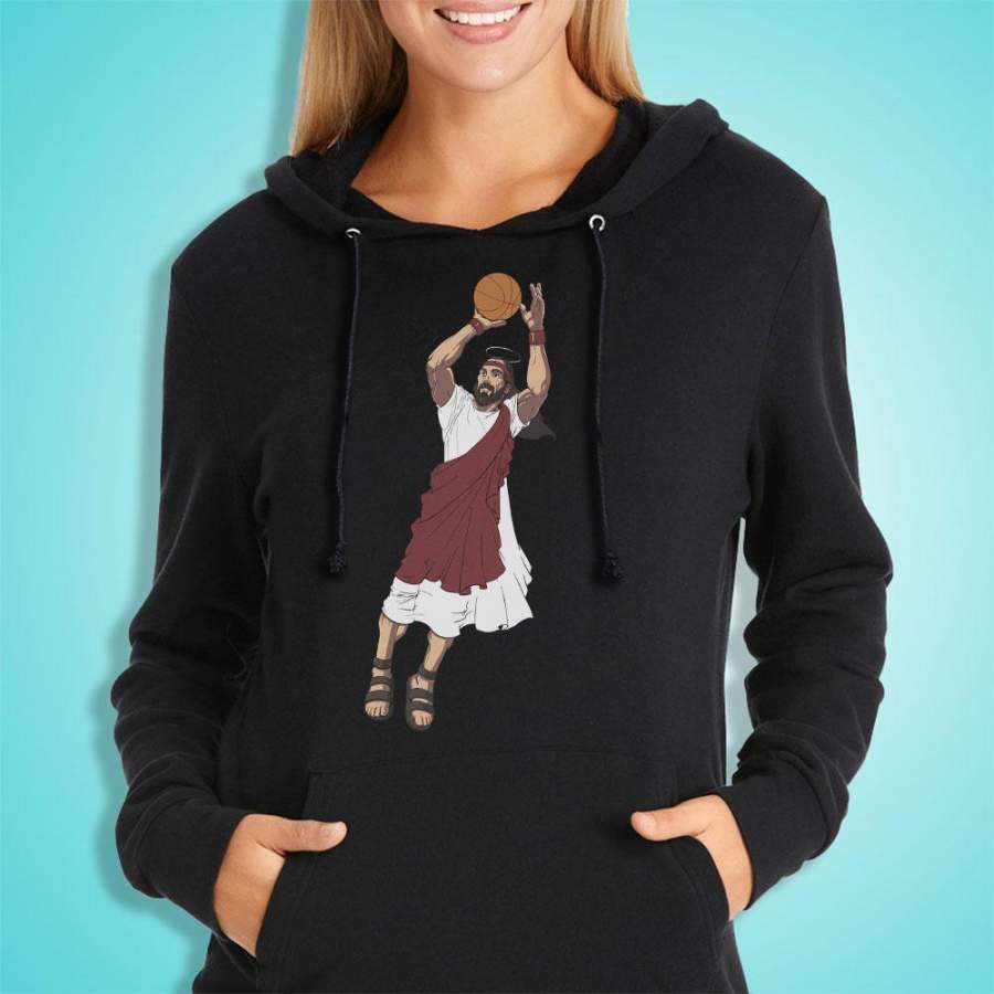 Jumpshot Jesus Women’S Hoodie T-Shirt