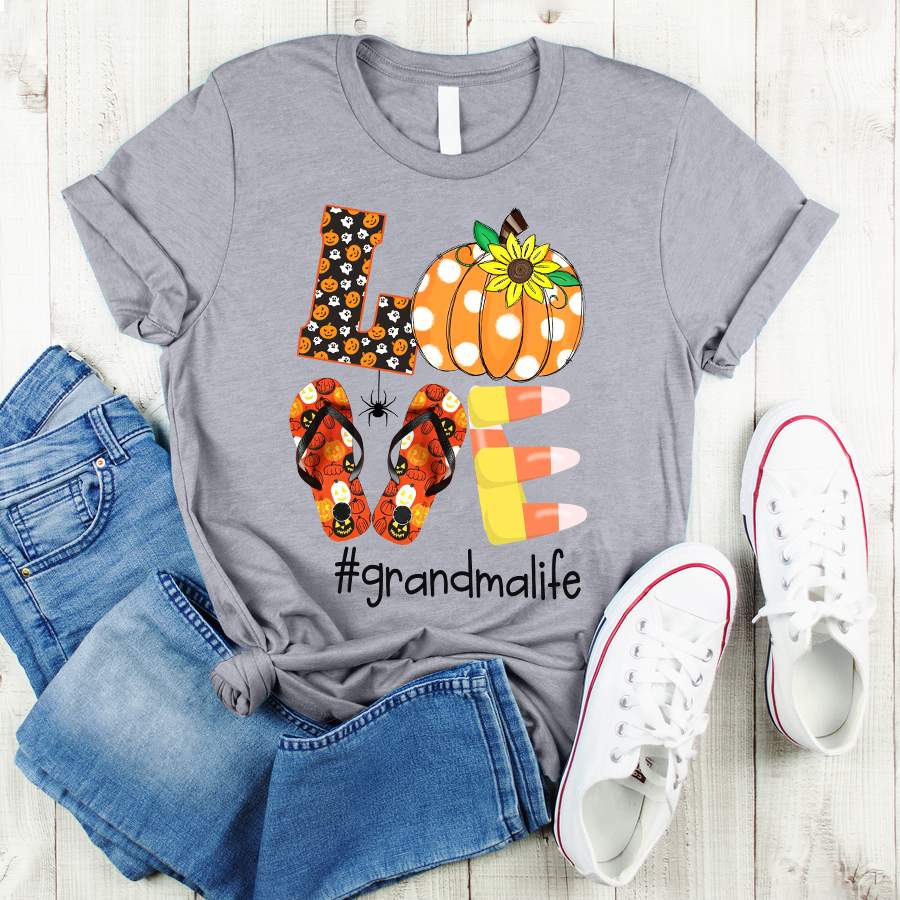 Personalized Halloween Love Grandma Life Shirt