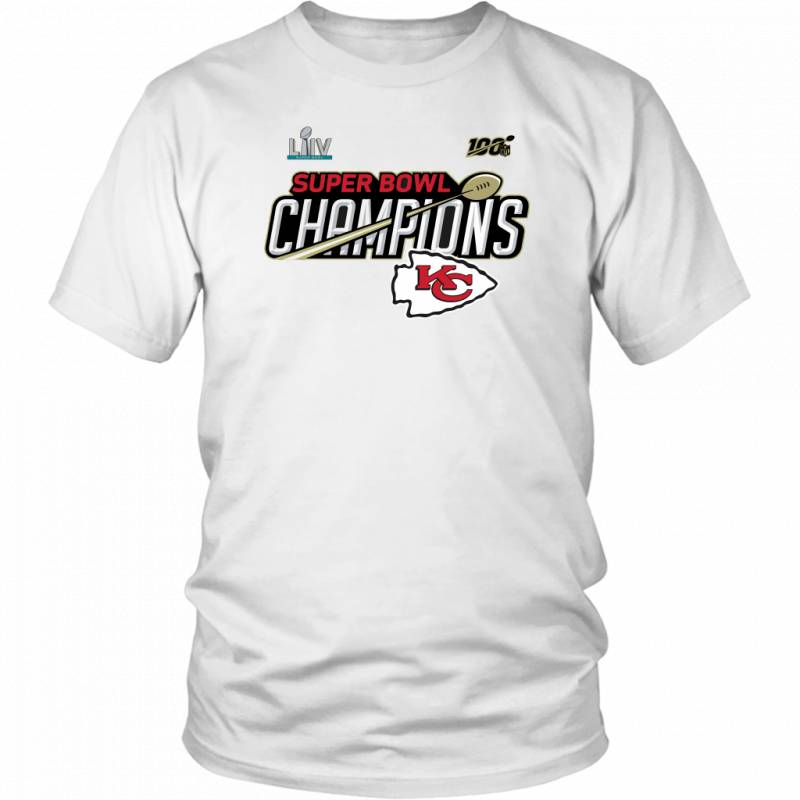 Kansas City Chiefs Super Bowl LIV Champions Trophy T-Shirt