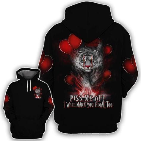 Tiger You’Ll Float Too Hoodie 3D