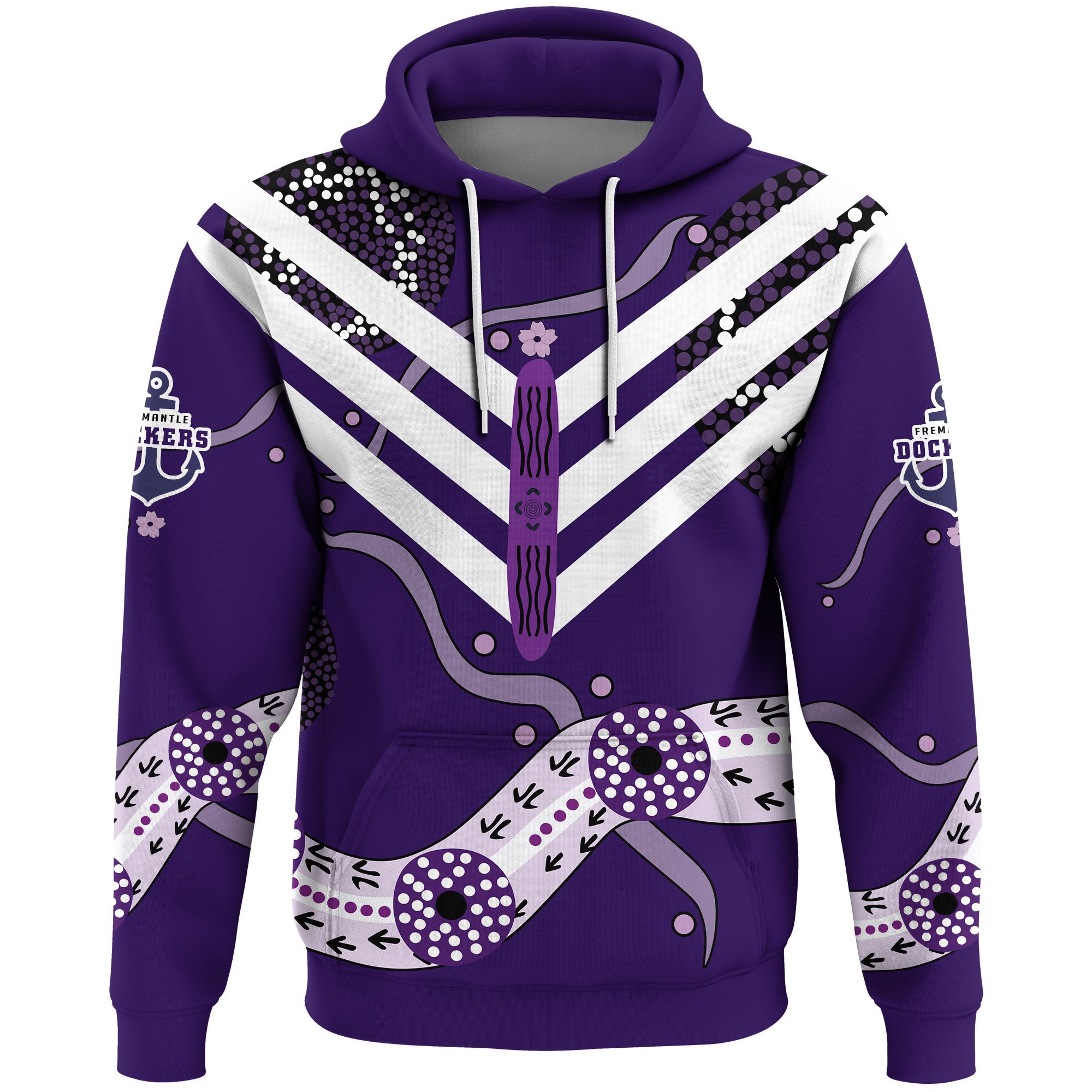 Fremantle Dockers Hoodie Indigenous Guernsey A15