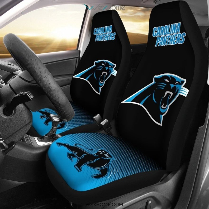 New Fashion Fantastic Carolina Panthers Car Seat Covers Best Car Decor 2021