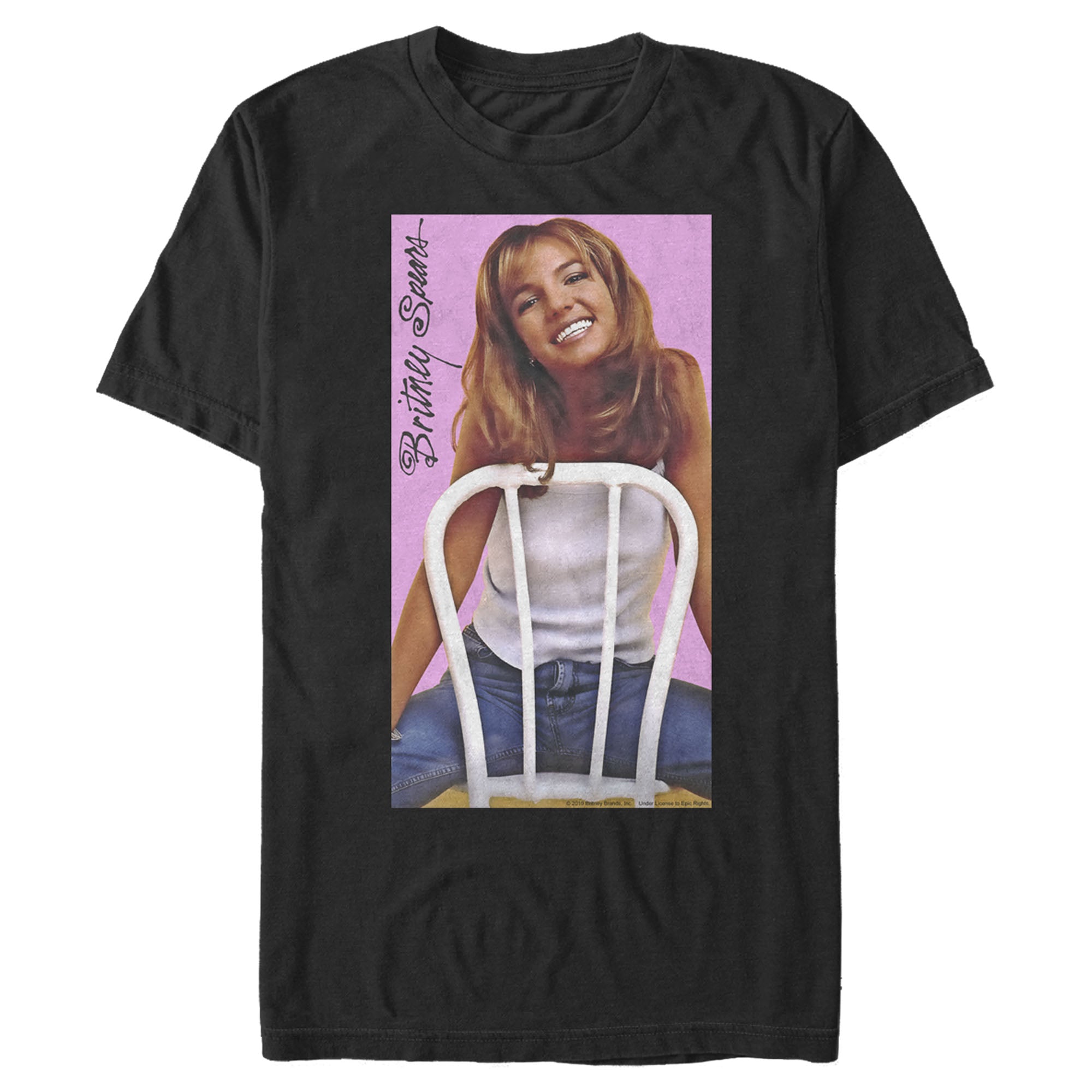 Britney Spears Men’S One More Time Album Cover  T-Shirt