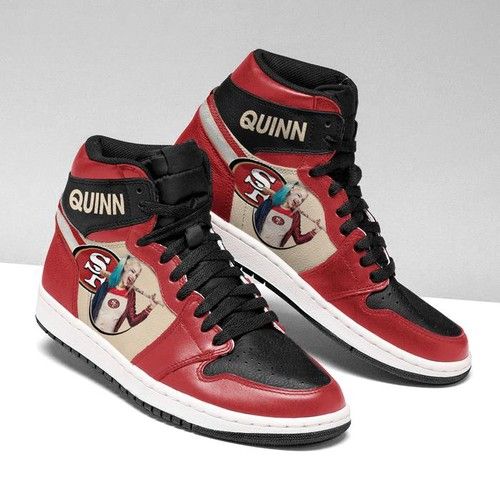 Harley Quinn San Francisco 49Ers Jordan Sneakers High Top Shoes Air Jordan High Sneakers Sport Sneakers