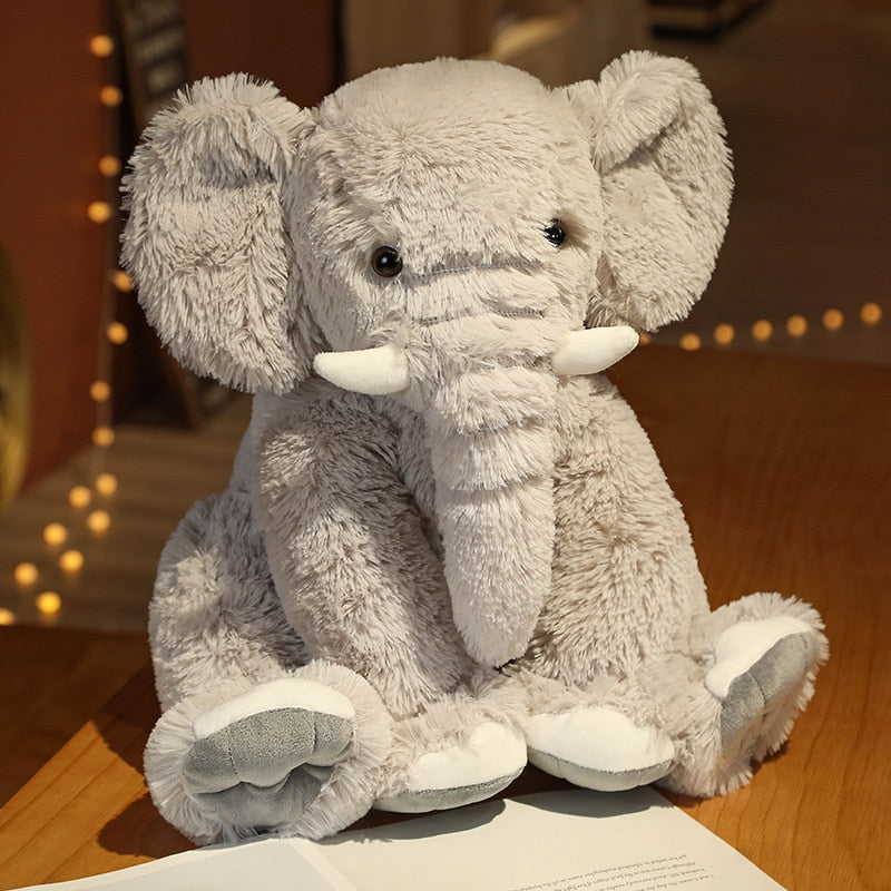 Aidoufen 1Pc 45Cm Soft Elephant Plush Pillow Elephant Toys Stuffed Animals Plush Toys Baby Plush Doll Infant Appease Toys Children Gift