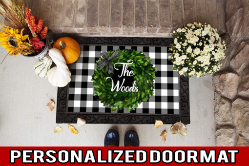 The Woods Dm13, Front Door Mat, Front Door Rug, Doormat, Custom Doormat All Over Printed