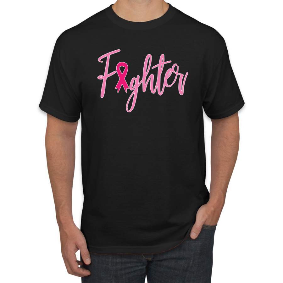 Fighter Breast Cancer Survivor Breast Cancer Awareness Graphic T-Shirt