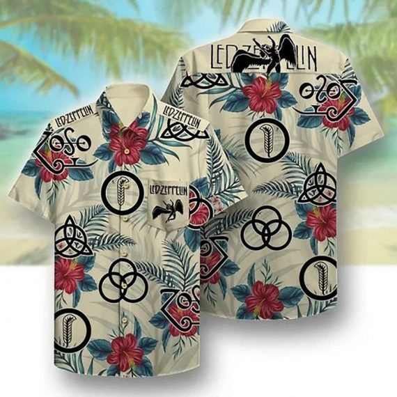 Led Zeppelin Music Band Hawaiian Shirt Aloha Beach Holiday 33 Casual Ha60639