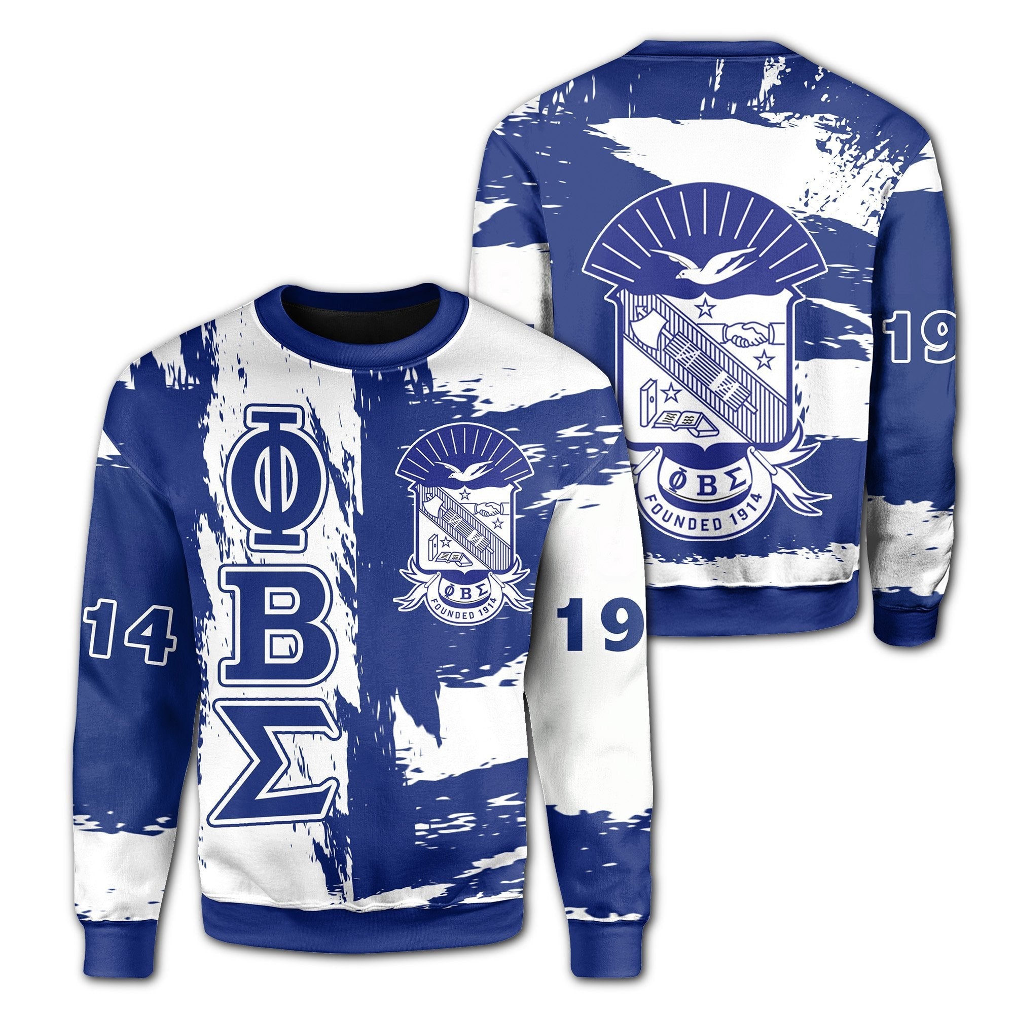 Fraternity Sweatshirt – Phi Beta Sigma Sweatshirt – Note Style