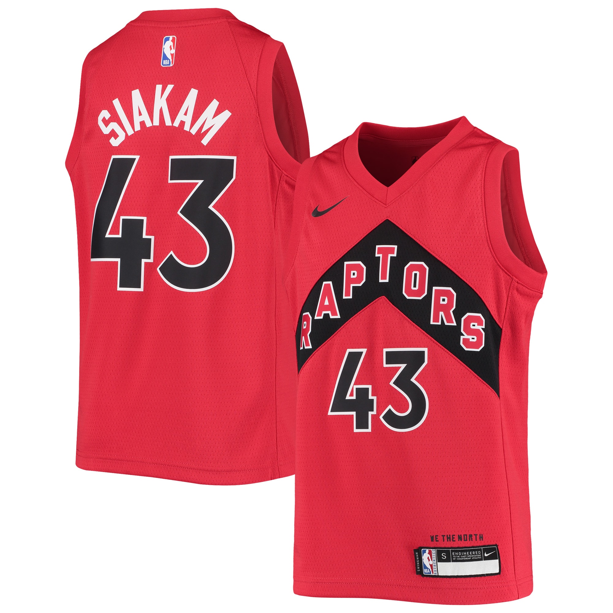 Pascal Siakam Toronto Raptors Youth Swingman Jersey – Icon Edition – Red