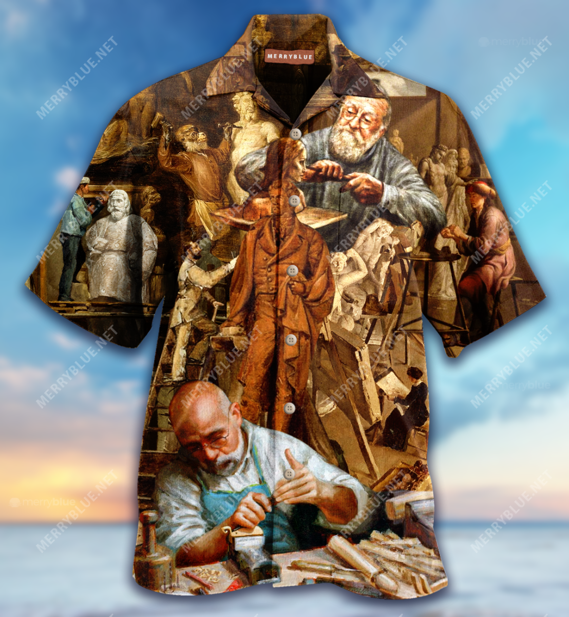 Art Of Intelligence Is Sculpture Unisex Hawaiian Shirt