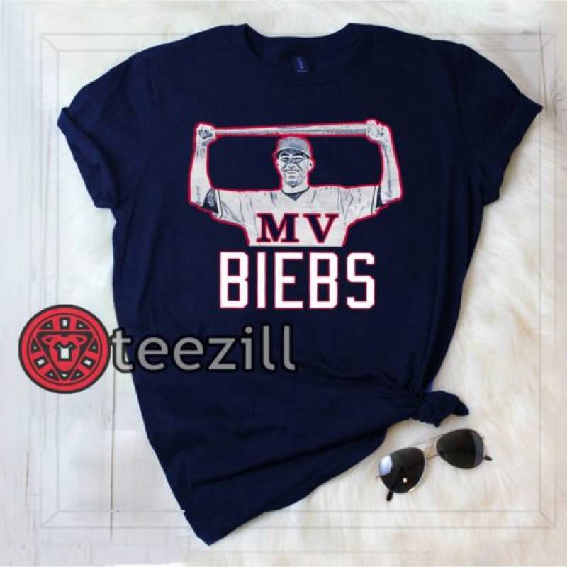 Men’s MV BIEBS Shane Bieber Cleveland Indians T Shirt