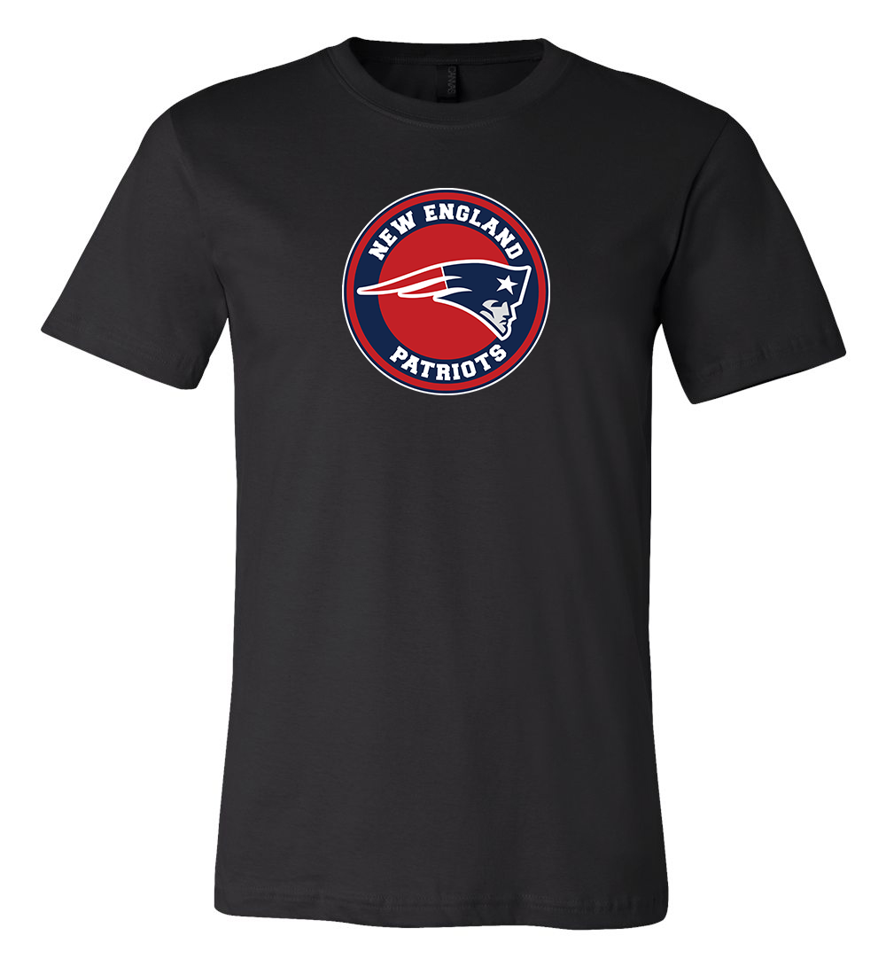 New England Patriots Circle Logo Team Shirt 6 Sizes S-3Xl