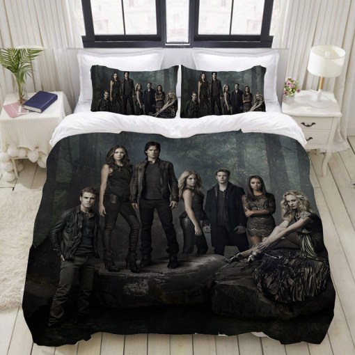 The Vampire Diaries 8 Duvet Cover Pillowcase Home Decor 3D Bedding Set 5