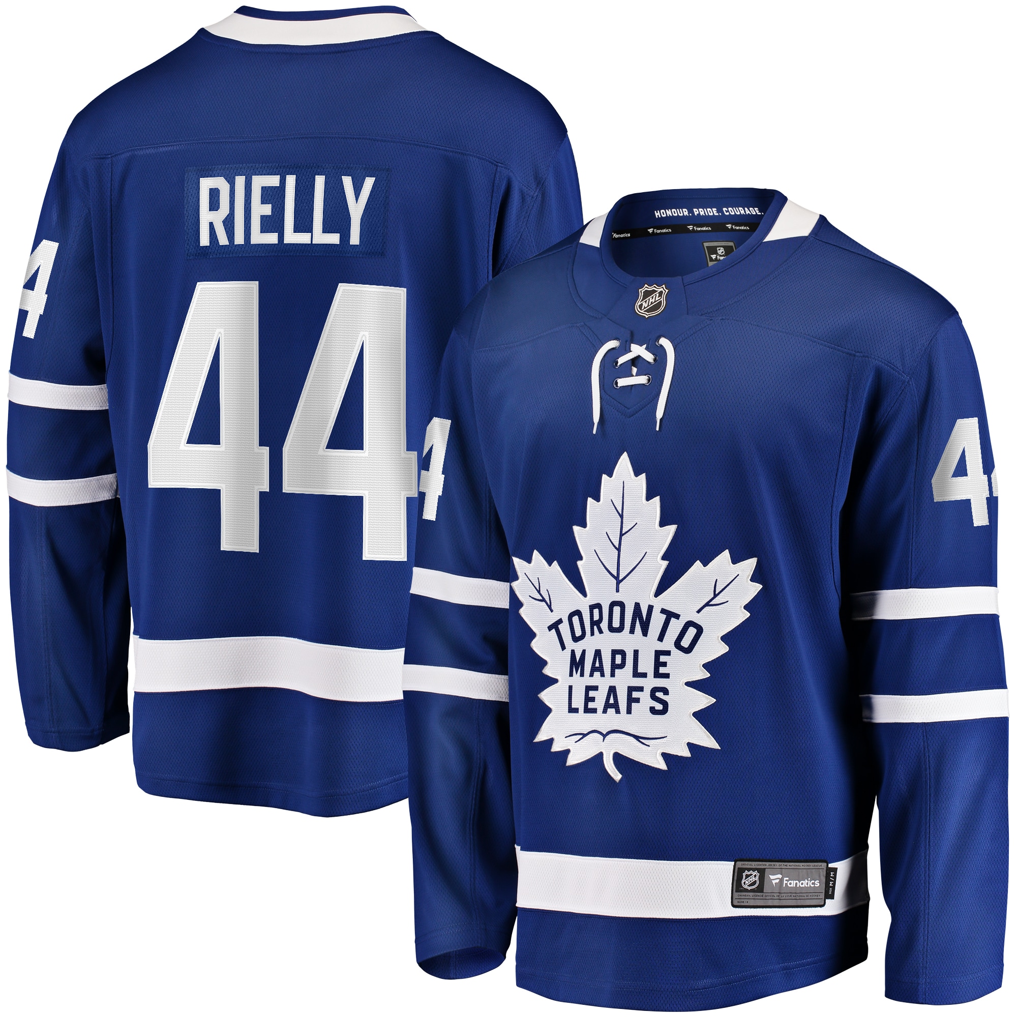 Men's Toronto Maple Leafs Morgan Rielly Blue Home Breakaway Player Jersey