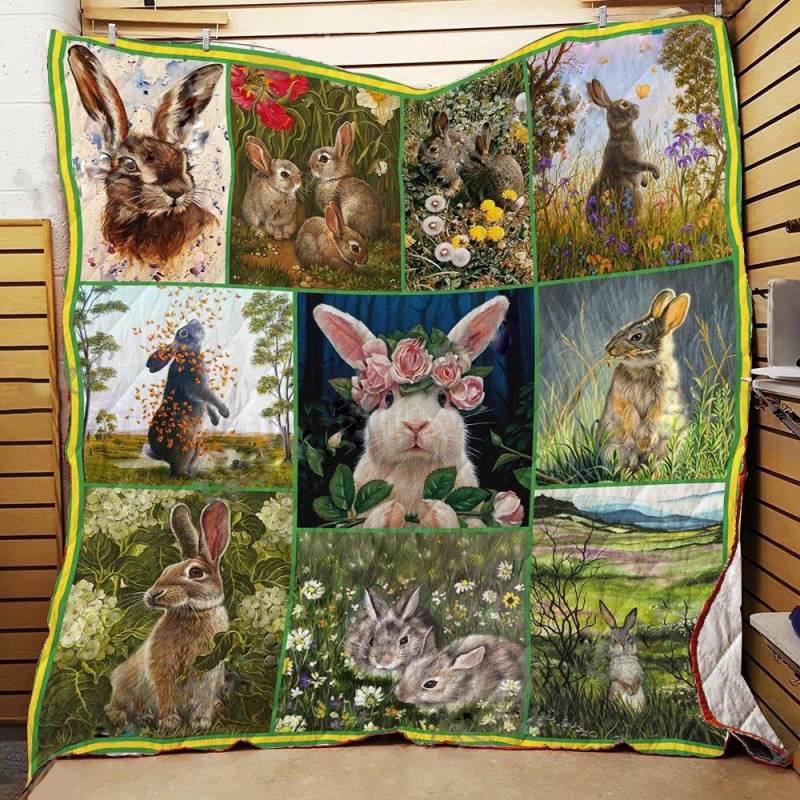 Cute Rabbit JFJ4014 Quilt