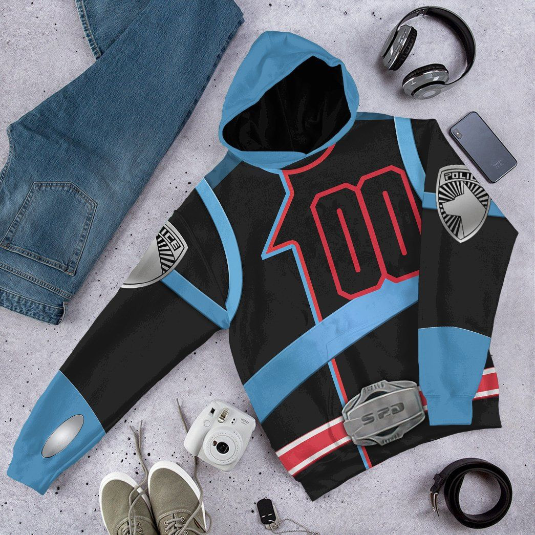 3D Power Rangers Spd Shadow Tshirt Hoodie Apparel