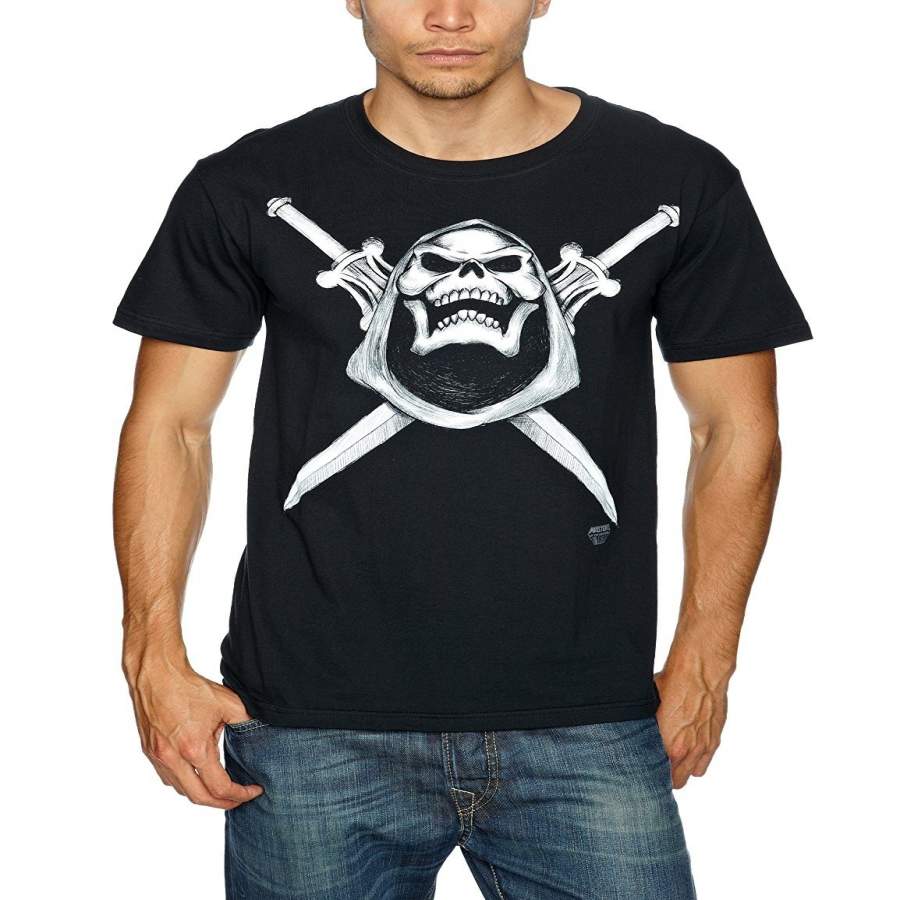 Trademark Masters Of The Universe Skull And Swords Printed Men’S T-Shirt