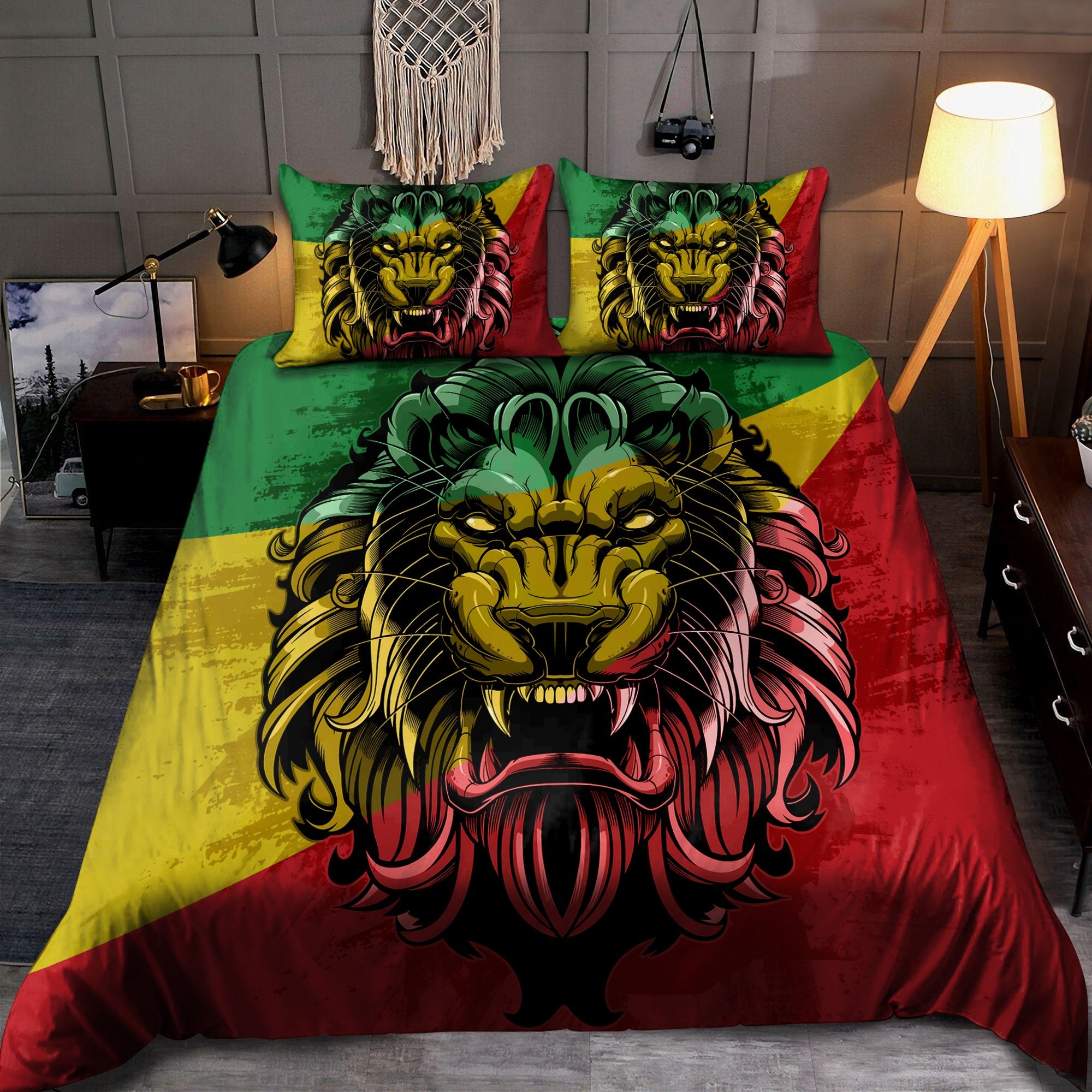 Tmarc Tee Jamaica Lion Bedding Set