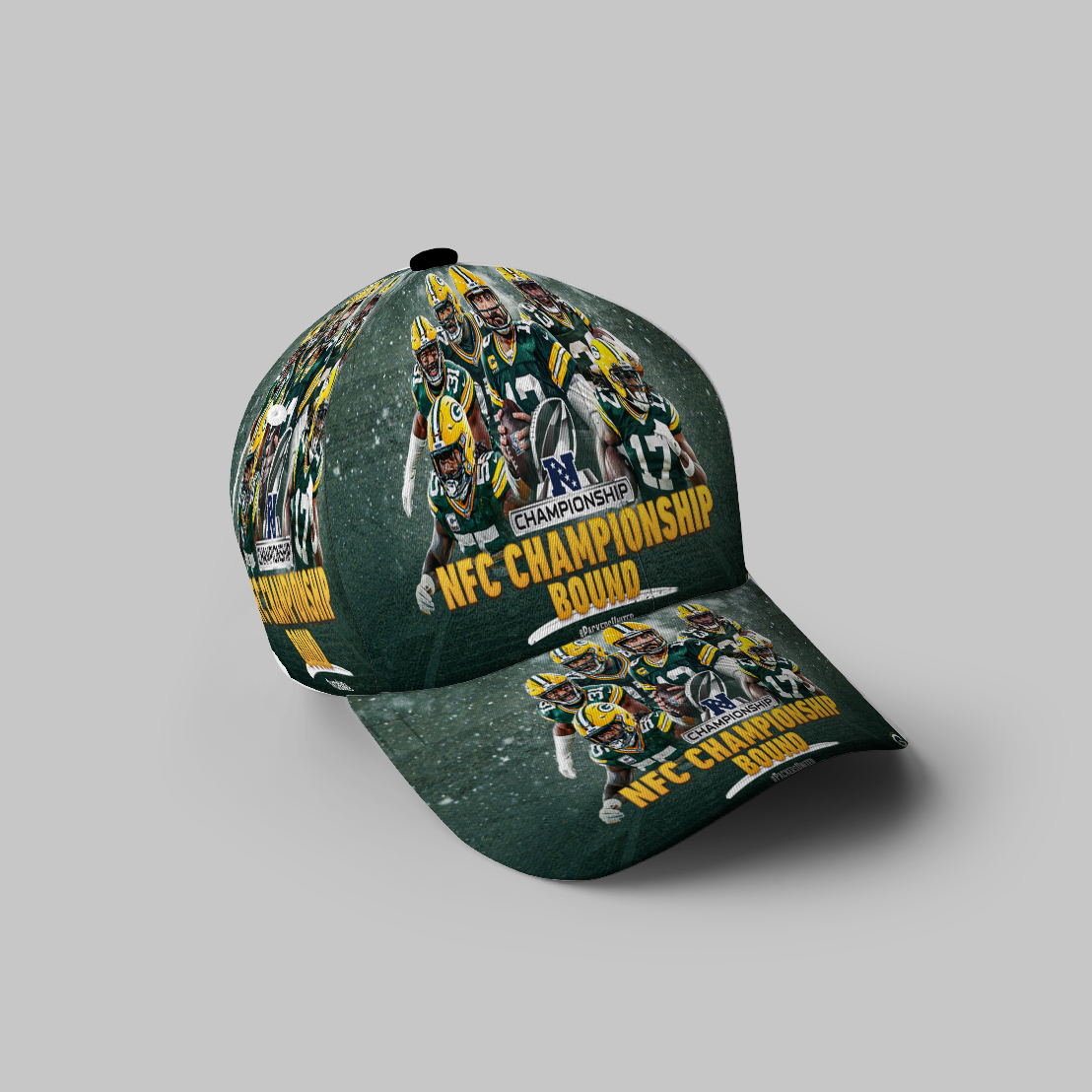 Green Bay Packers Player Team V12 3D Printing Baseball Cap Classic Hat