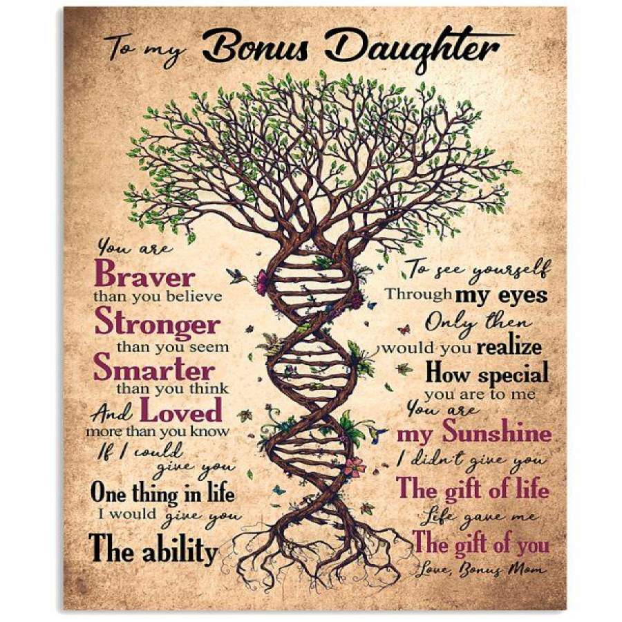 BONUS MOM TO BONUS DAUGHTER Vertical Poster