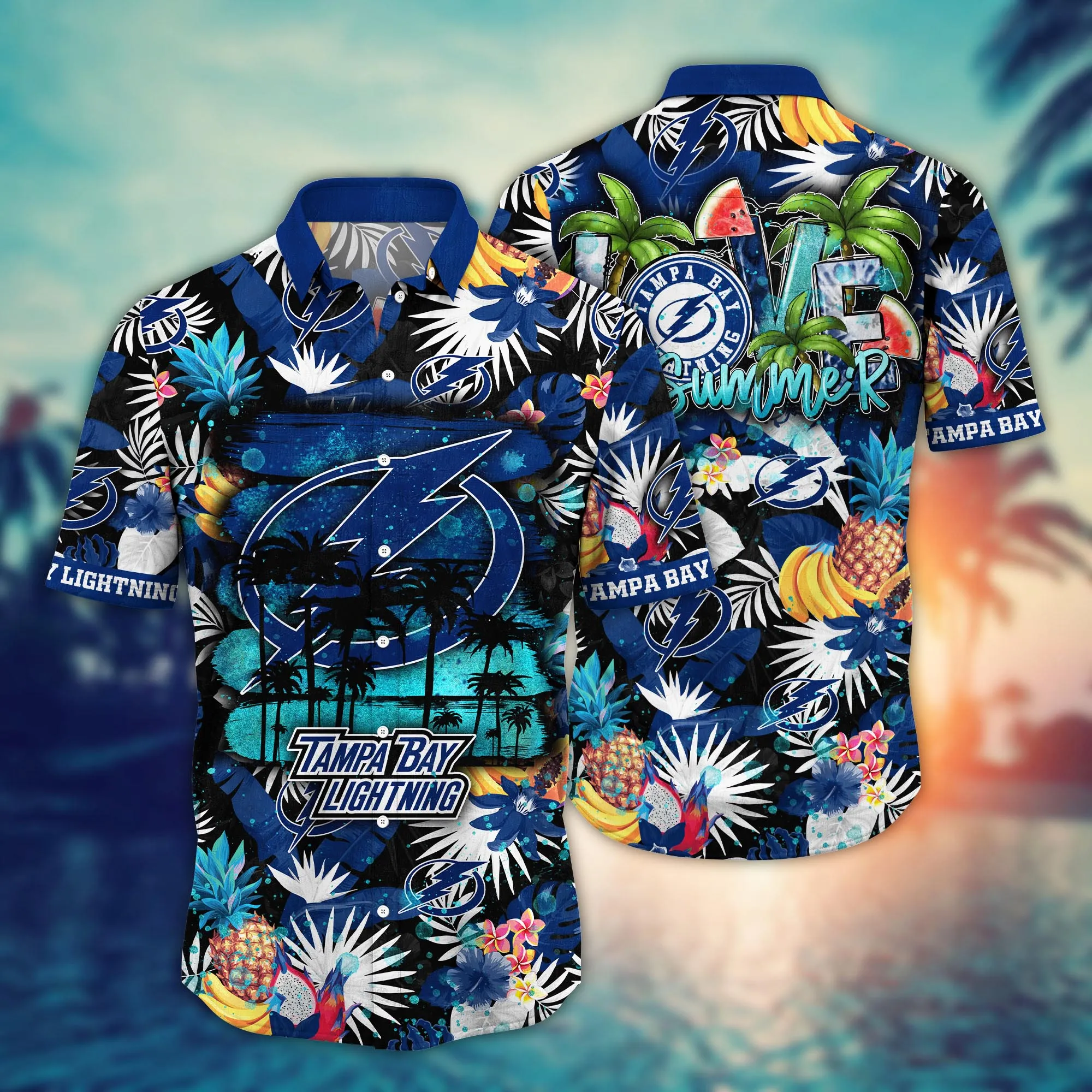 Tampa Bay Lightning Nhl Hawaiian Shirt Getawaystime Aloha Shirt