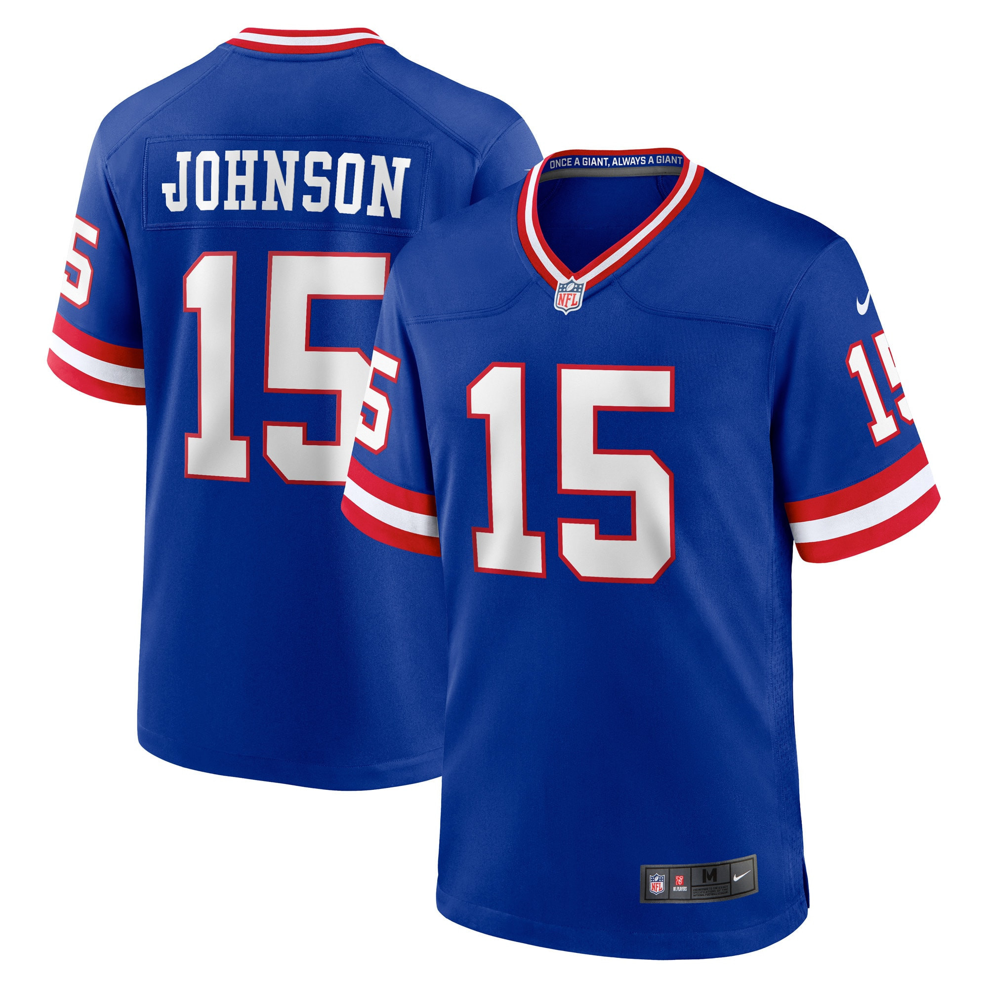 Collin Johnson New York Giants Classic Player Game Jersey – Royal NFL