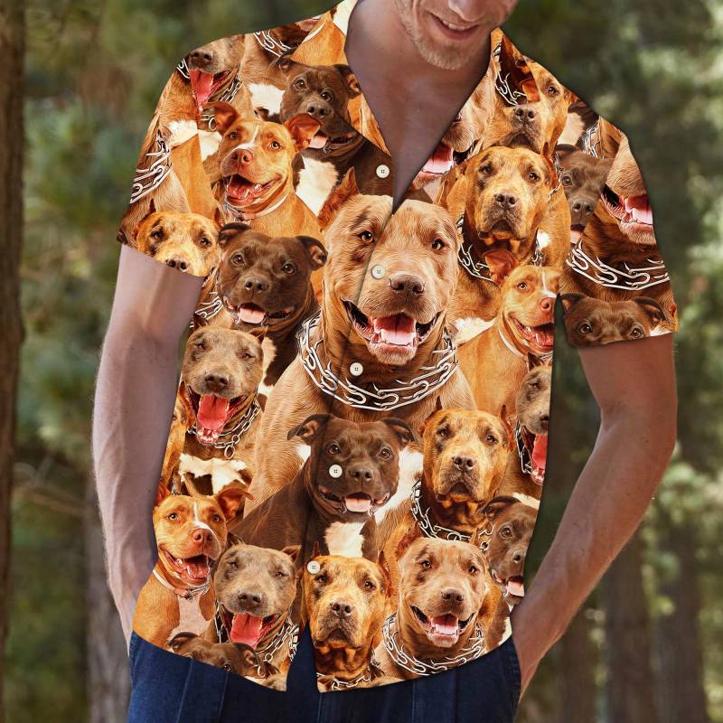 Awesome Pitbull Hawaiian Shirt Ha25815