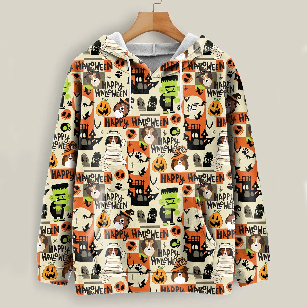 Meet My Boo Crew – Shetland Sheepdog Halloween Hoodie