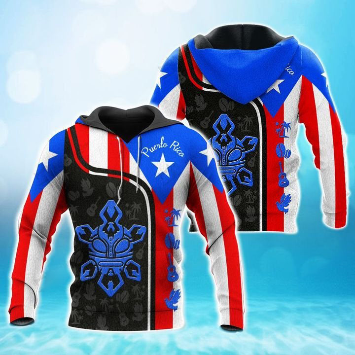 ViticStore™ Personalize Puerto Rico 3D all over print plus-sized hoodie – Mi Pueblo – Puerto Rico lovers, Puerto Rican Culture