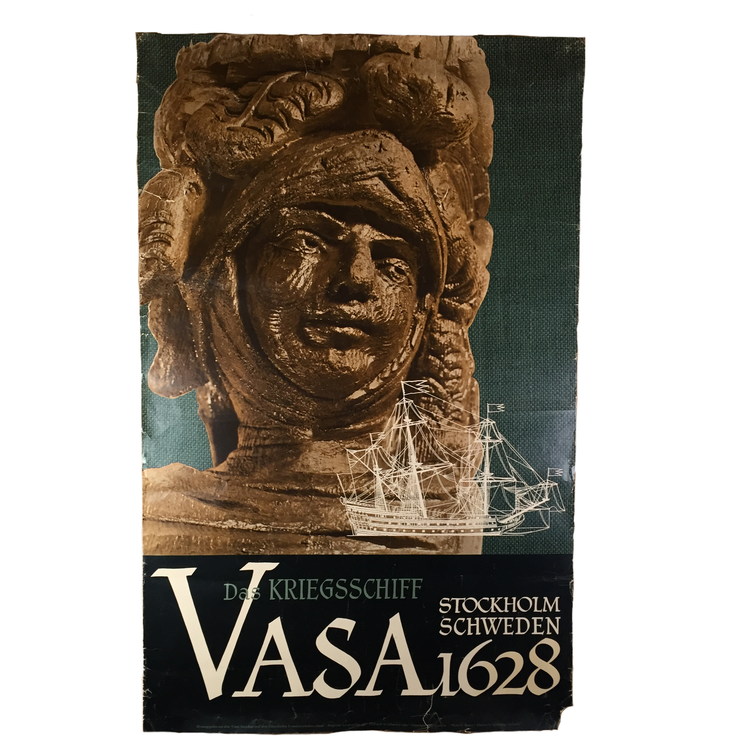 Vintage Vasa “1628 Stockholm” Poster