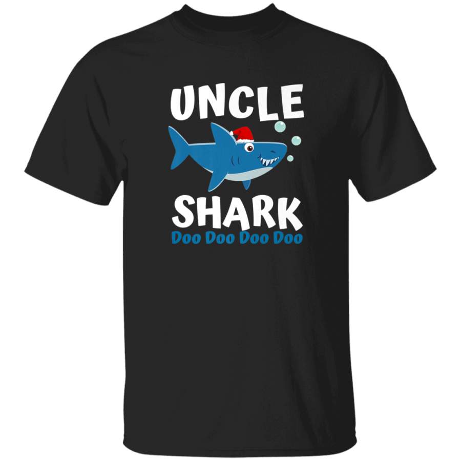 Uncle Shark Christmas Shirt Mommy Daddy Shark Baby Shark