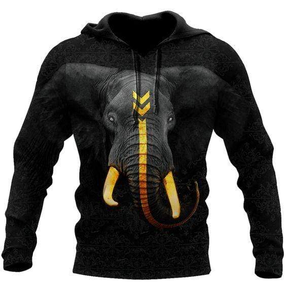 God Of Elephant Hoodie 3D