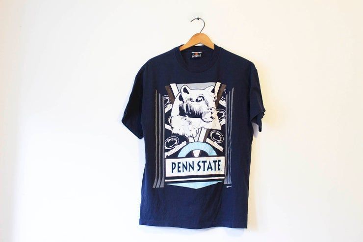 Vintage Blue Penn State University Nittany Lions Shirt