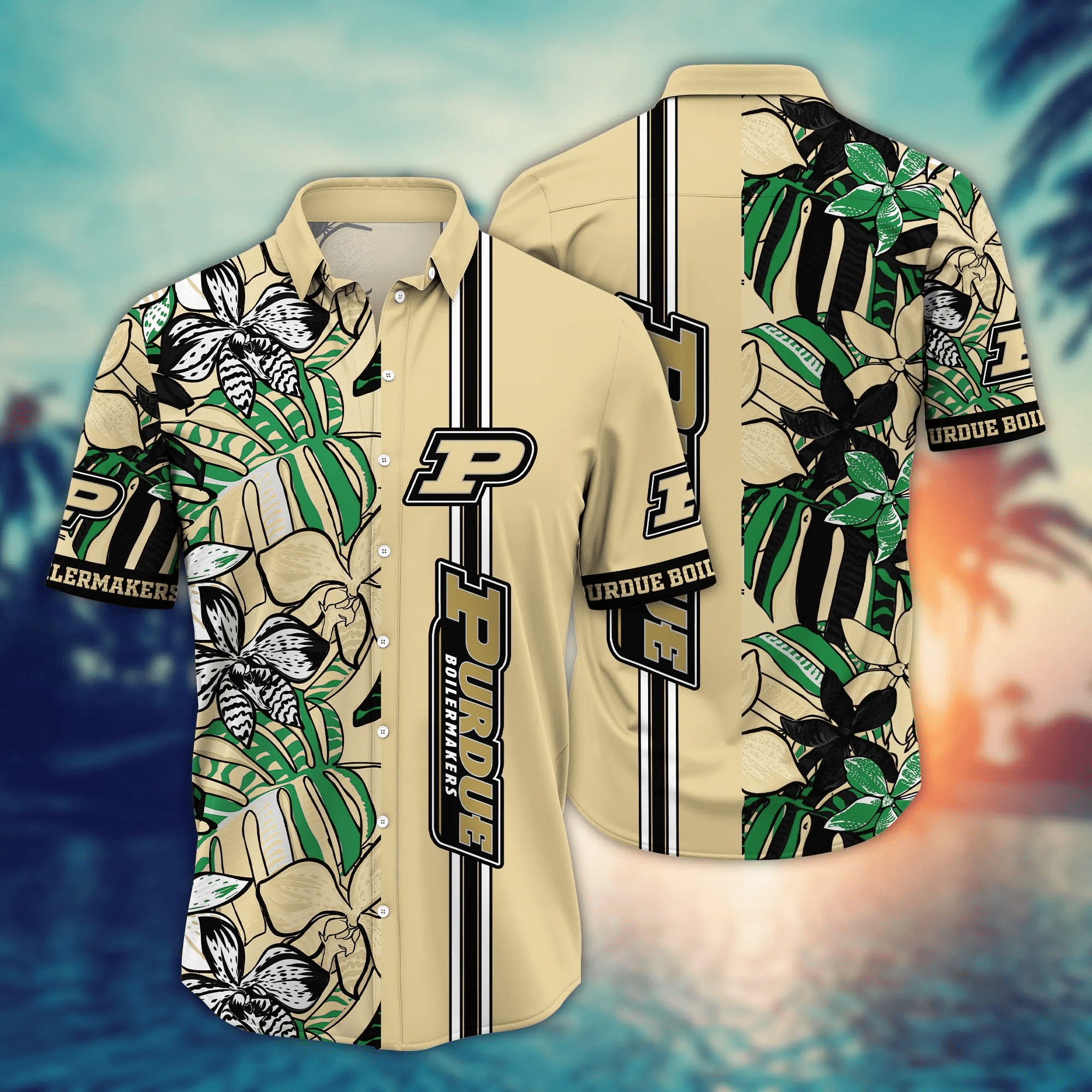 Purdue Boilermakers NCAA Hawaiian Shirt Sunscreen Aloha Shirt