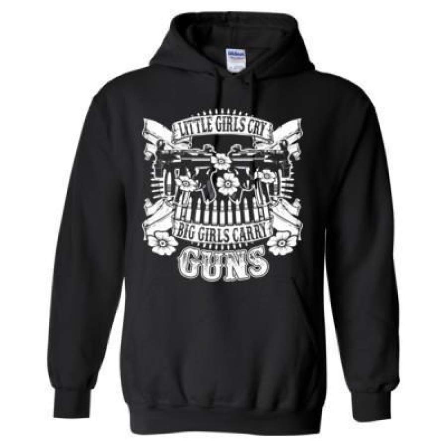 AGR Little Girls Cry Big Girls Carry Guns – Heavy Blend™ Hooded Sweatshirt