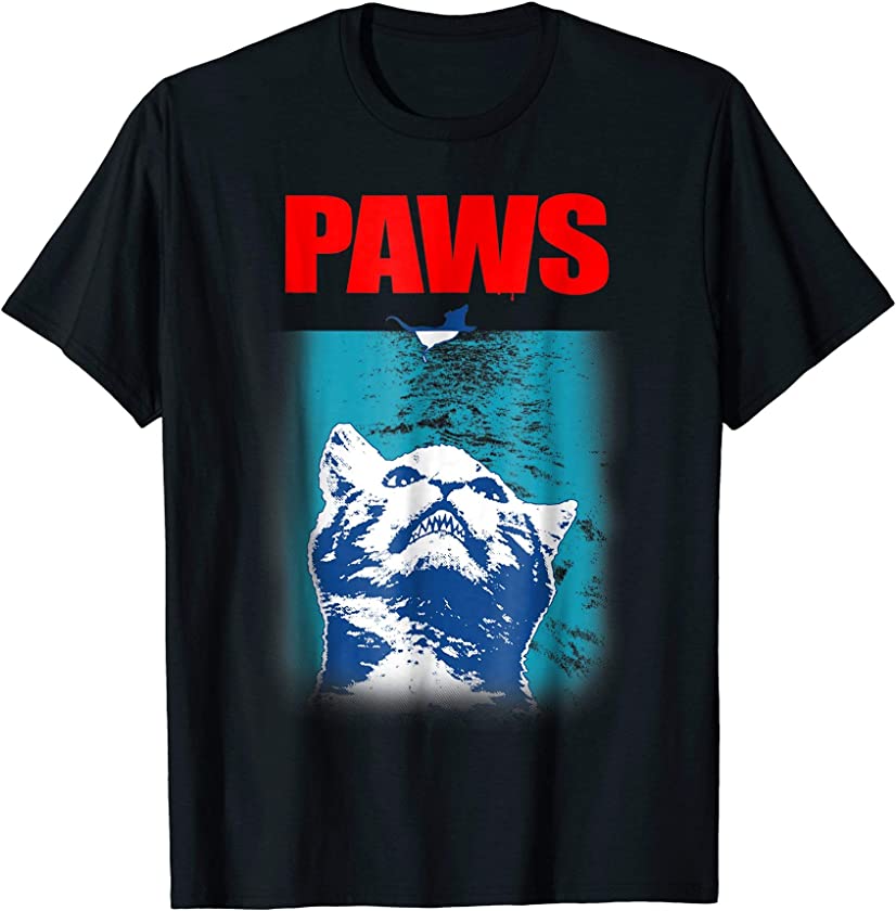 Paws Cat Kitten Kitty Pet Lover Funny Parody T-Shirt