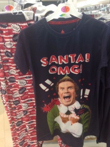 Buddy The Elf Christmas Pyjamas Santa Omg Shirt