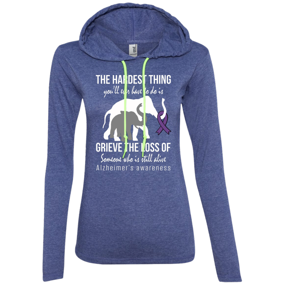 The hardest thing! Ladies T-Shirt Hoodie