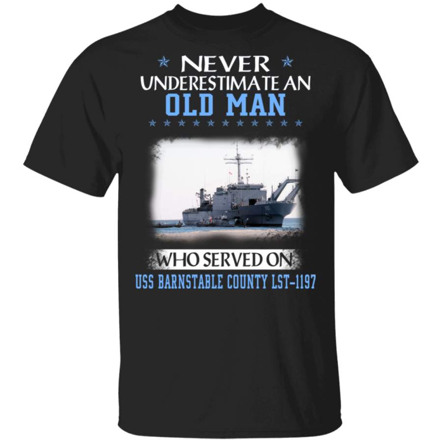 USS Barnstable County LST-1197 Veterans Day Christmas Gift T-Shirt