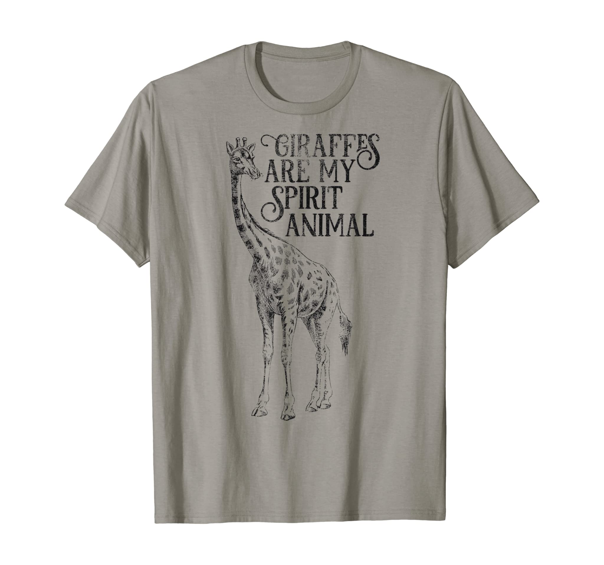 Giraffes Are My Spirit Animal T-shirt for Giraffe Lovers