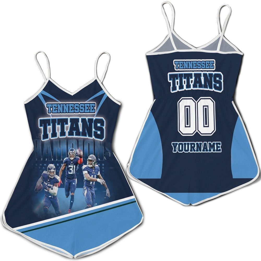 AFC South Division Champions Tennessee Titans Super Bowl 2021 2 Personalized 3D Romper