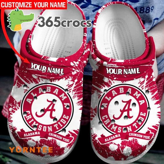 Alabama Crimson Tide NCAA Sports Comfortable Crocss Clogs Shoes Series Elite New