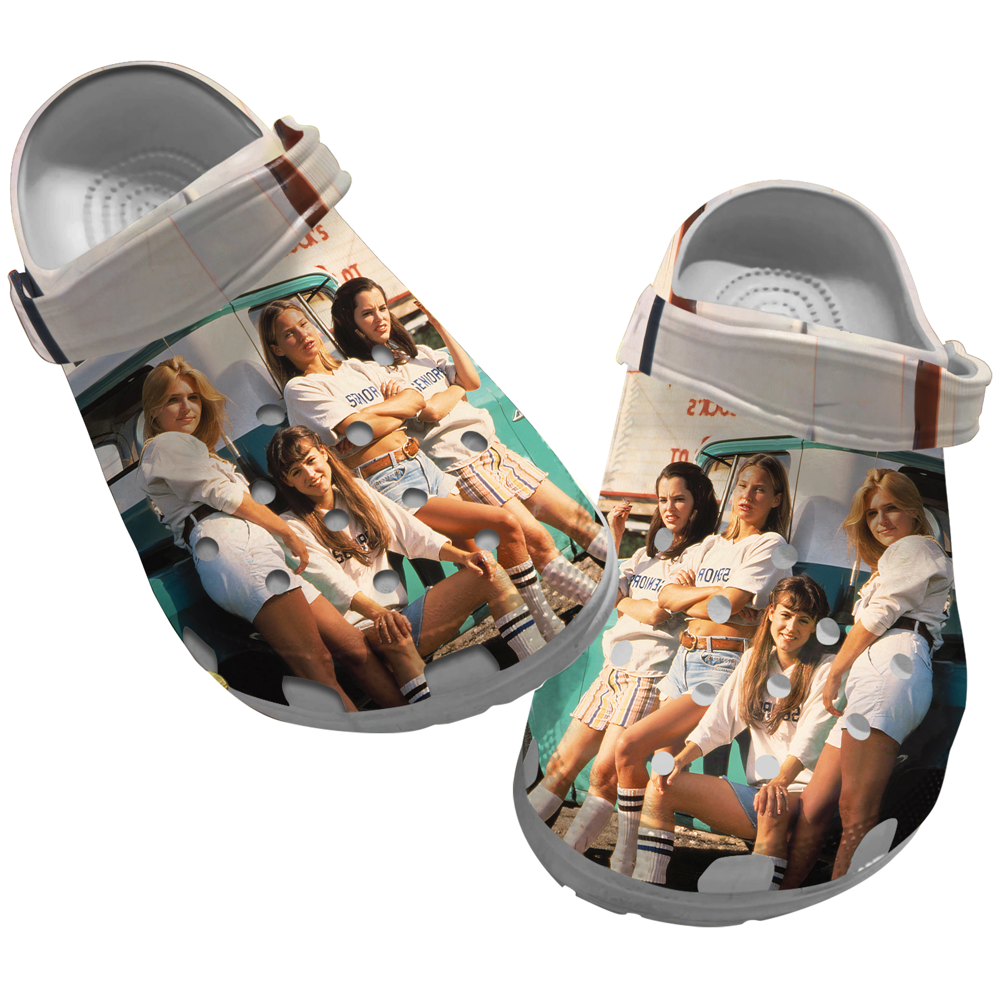 American Movie Dazed and Confused Clog Shoes Unisex, Dazed and Confused Clogs, Movie Clog Shoes, Movie Clogs